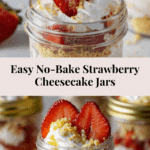No-Bake Strawberry Cheesecake Jars Recipe