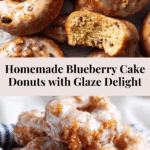 Blueberry Cake Donuts Recipe