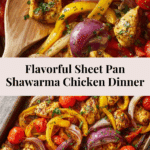 Sheet Pan Shawarma Spiced Chicken and Vegetables Recipe
