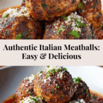 Easy Italian Meatball Recipe