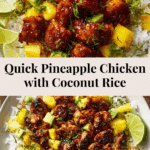 30 Minute Pineapple Chicken with Coconut Rice Recipe