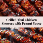 Grilled Thai Coconut Chicken Skewers Recipe