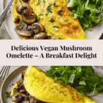 Vegan Mushroom Omelette Recipe