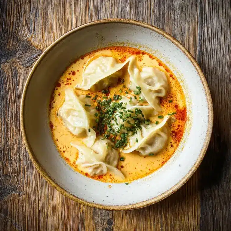 Thai Coconut Curry Dumpling Soup Recipe