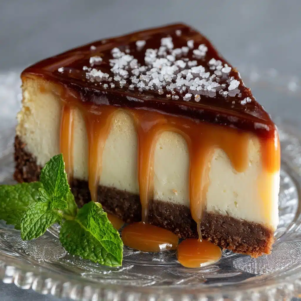 Salted Caramel Cheesecake Recipe - Recipe Image
