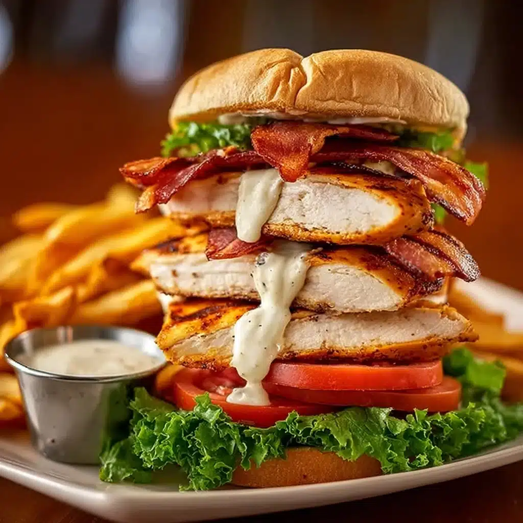 Chick-fil-A Grilled Chicken Club Sandwich Recipe - Recipe Image