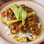 Cilantro Lime Shrimp Tacos with Creamy Slaw Recipe