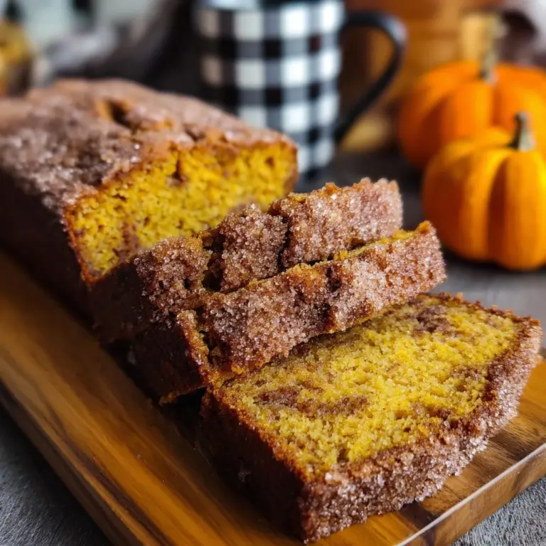 Snickerdoodle Pumpkin Bread Recipe