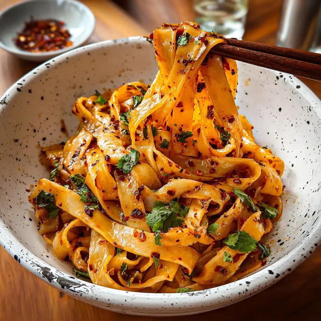 Spicy Szechuan Noodles with Garlic Chili Oil Recipe - Recipe Image