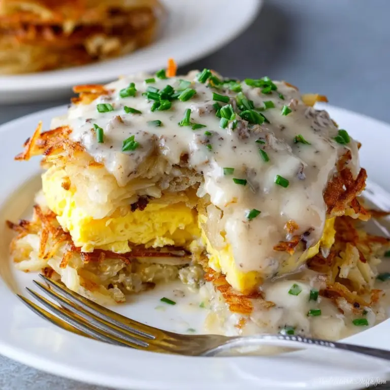 Hash Browns Breakfast Stacks Recipe