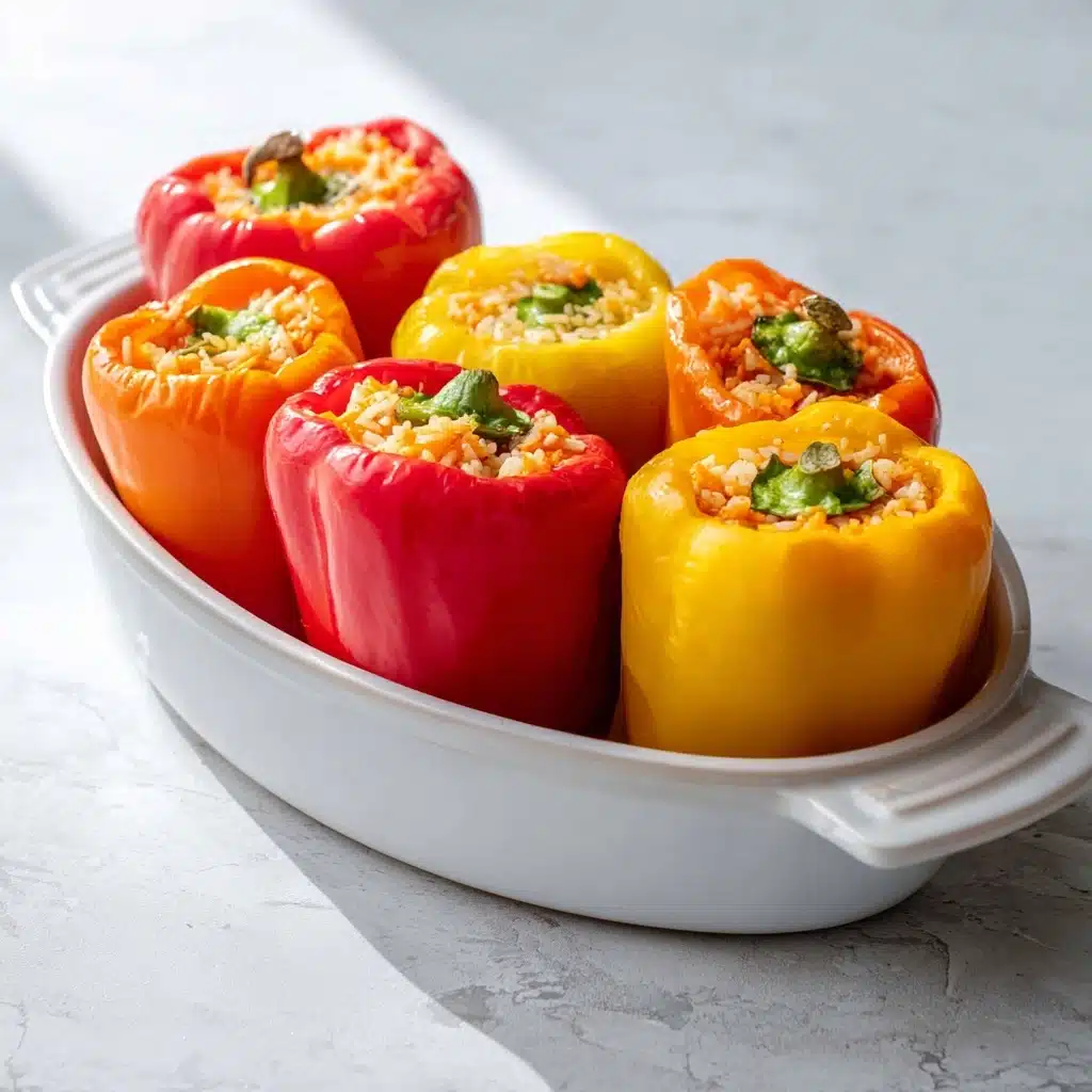 Rice Stuffed Peppers Recipe - Recipe Image