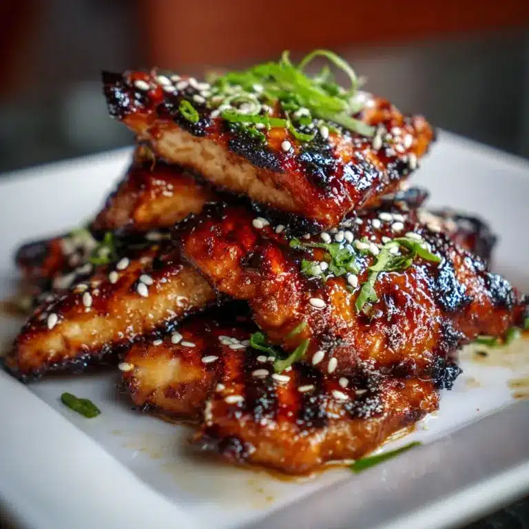 Grilled Soy Garlic Chicken Thighs Recipe