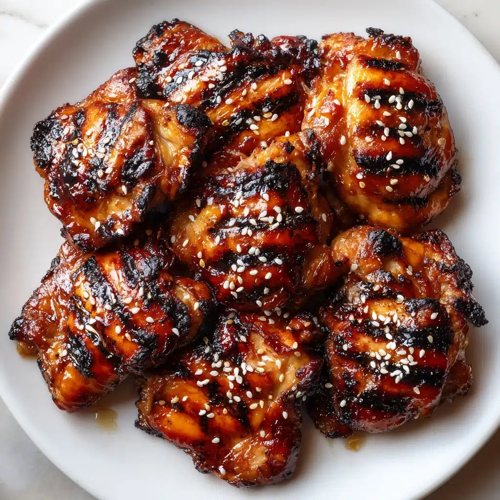 Grilled Soy Garlic Chicken Thighs Recipe - Recipe Image