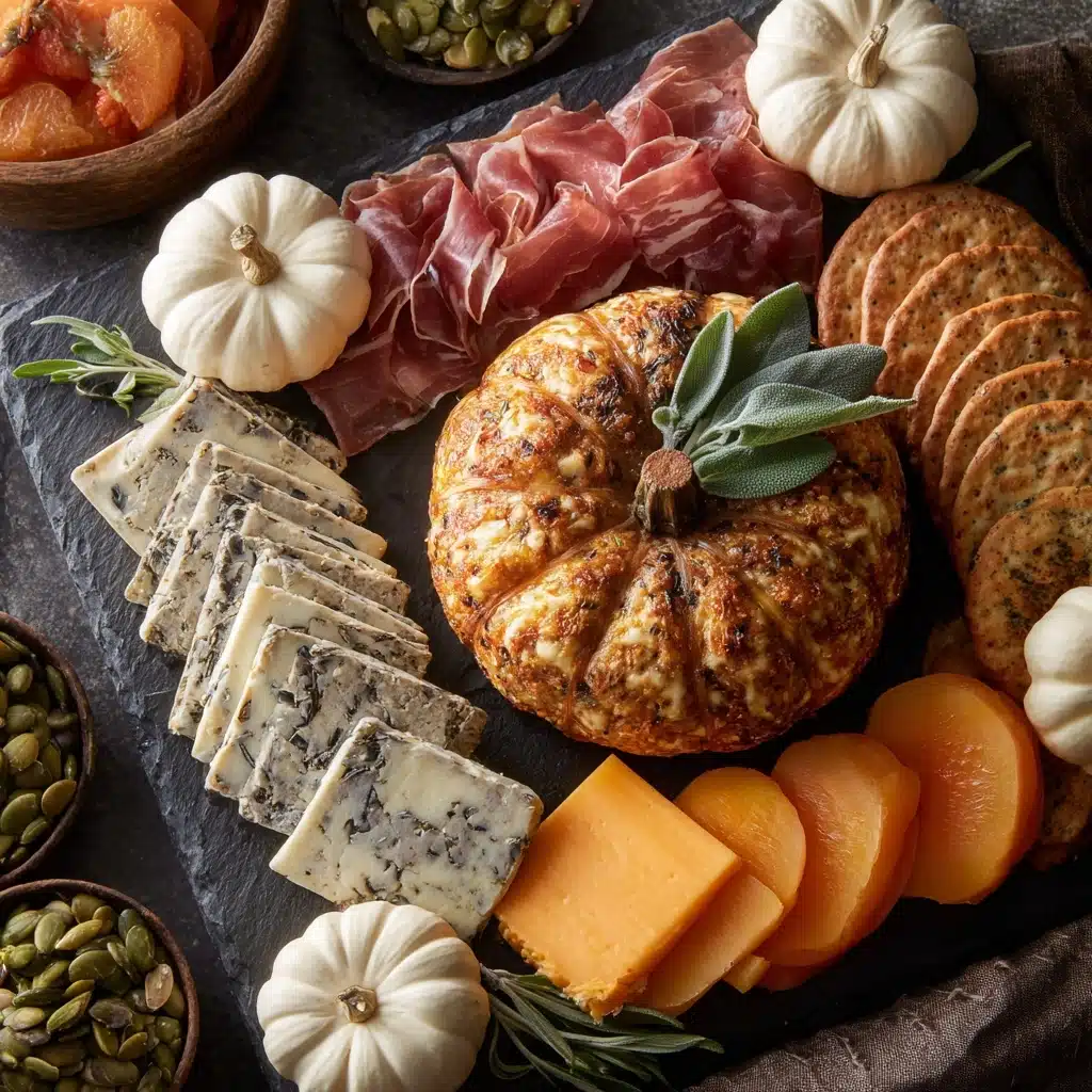 Baked Brie Pumpkin with Spiced Maple Pumpkin Butter Recipe - Recipe Image