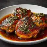 Easy Crockpot Honey Garlic Chicken Thighs Recipe