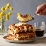 Overnight Sourdough Waffles Recipe