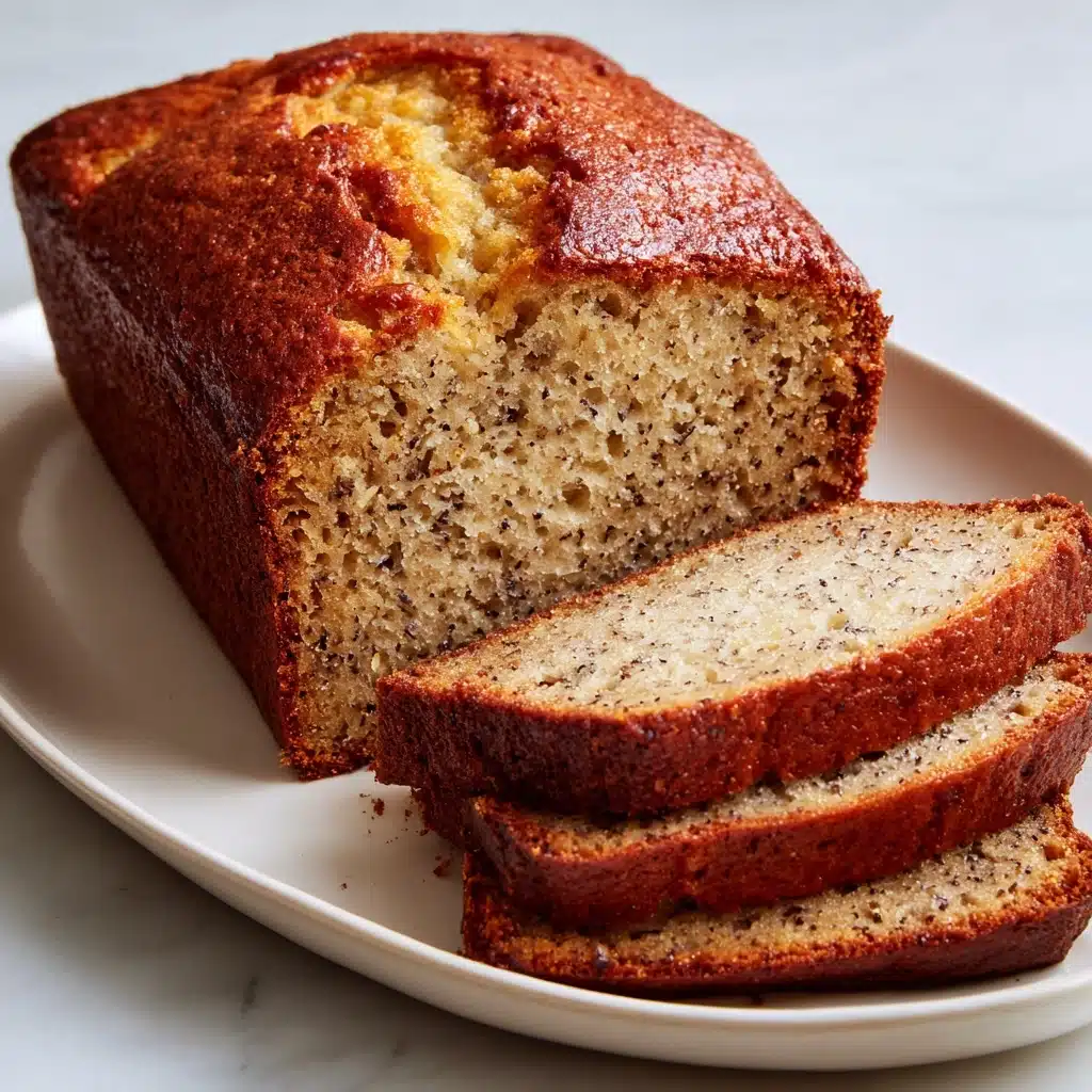 Super moist banana bread loaf recipe - Recipe Image