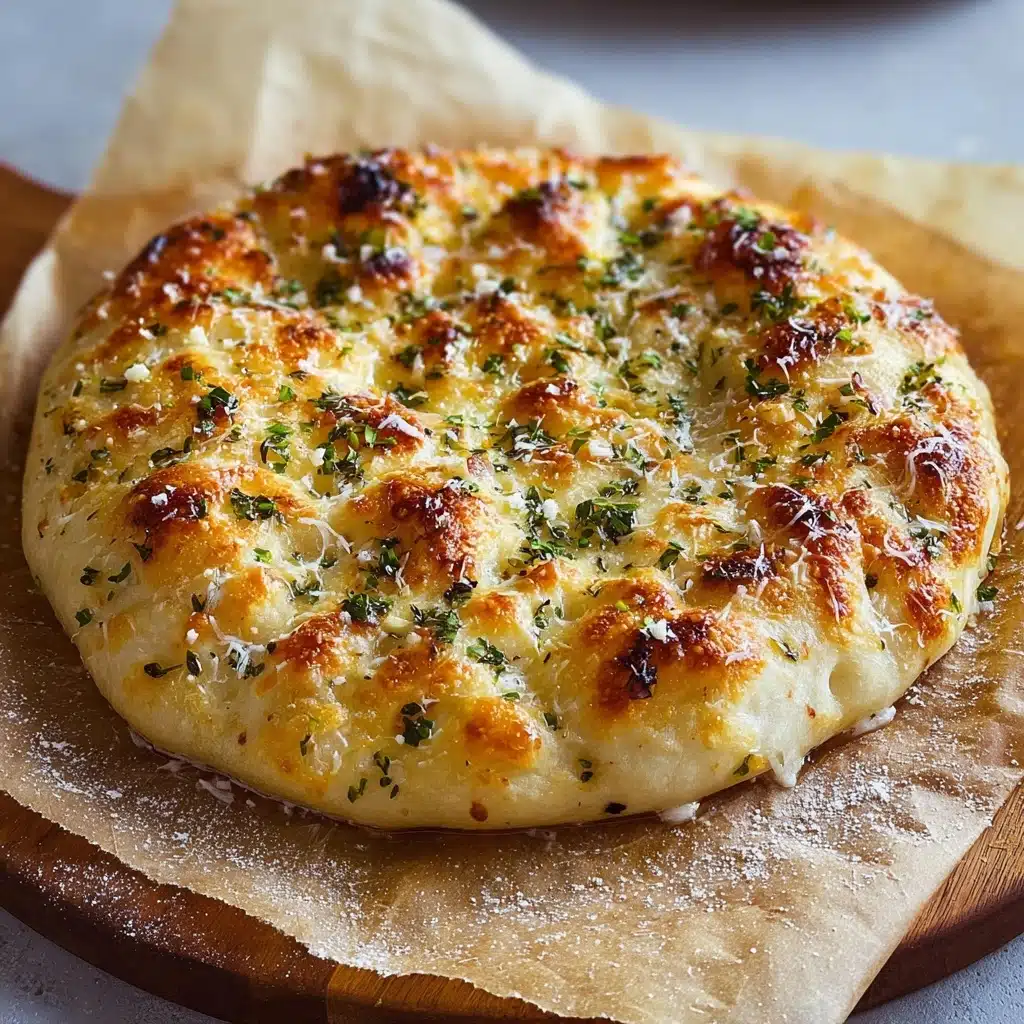 Garlic Parmesan Focaccia Bread : Savory & Easy Recipe - Recipe Image