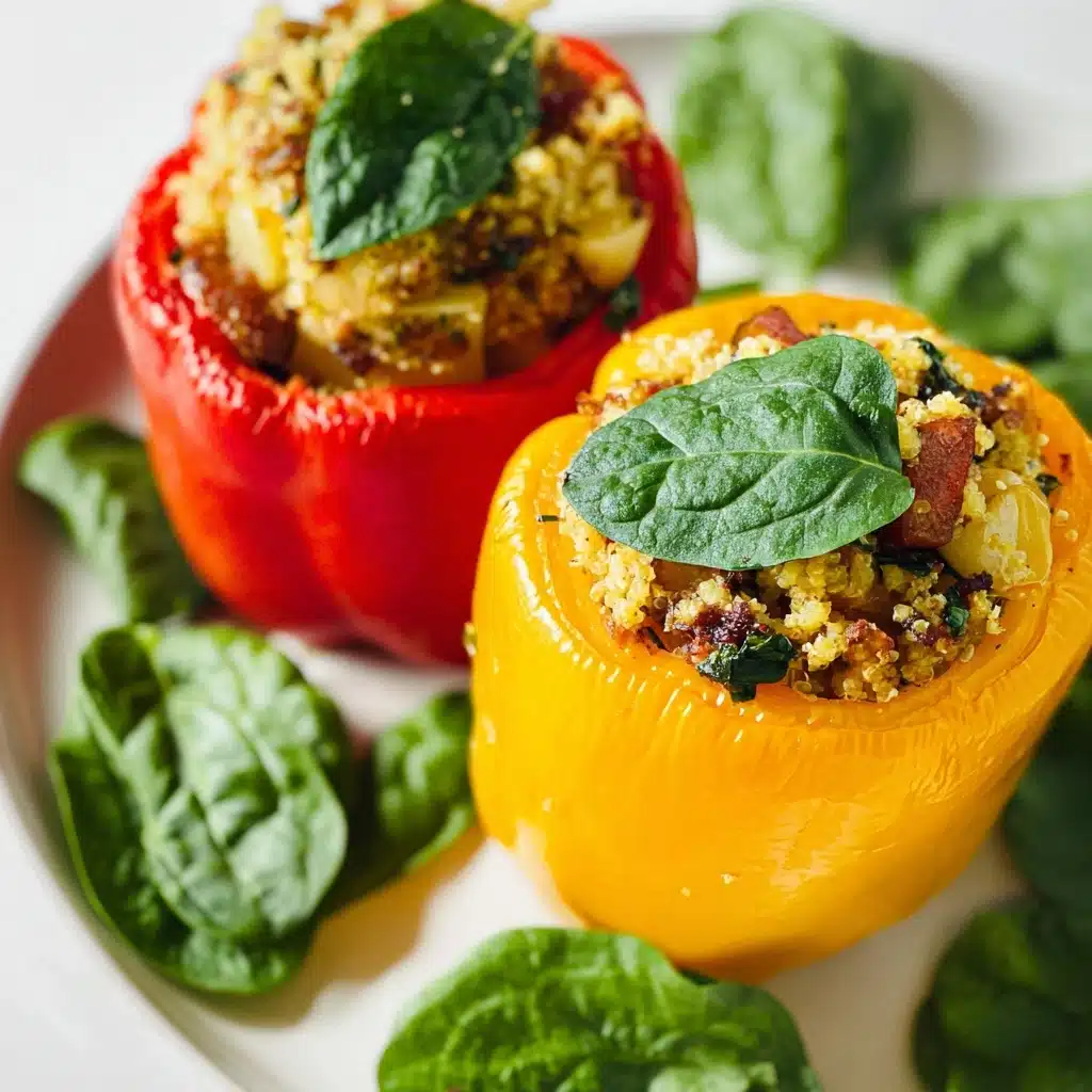 Breakfast Scrambled Egg Stuffed Peppers Recipe - Recipe Image