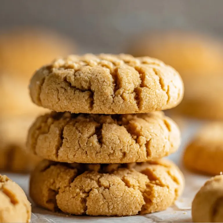 Chewy Peanut Butter Cookies Recipe