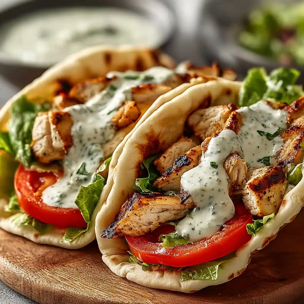 Greek Chicken Gyros Recipe - Recipe Image
