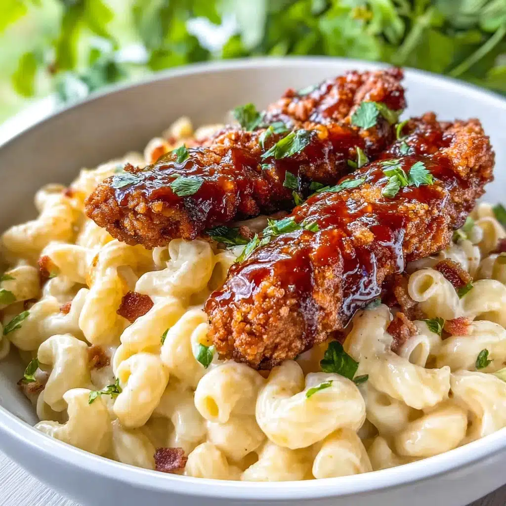 Honey Pepper Chicken Mac and Cheese Recipe - Recipe Image