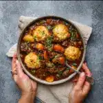 Tasty Beef Stew and Dumplings Recipe