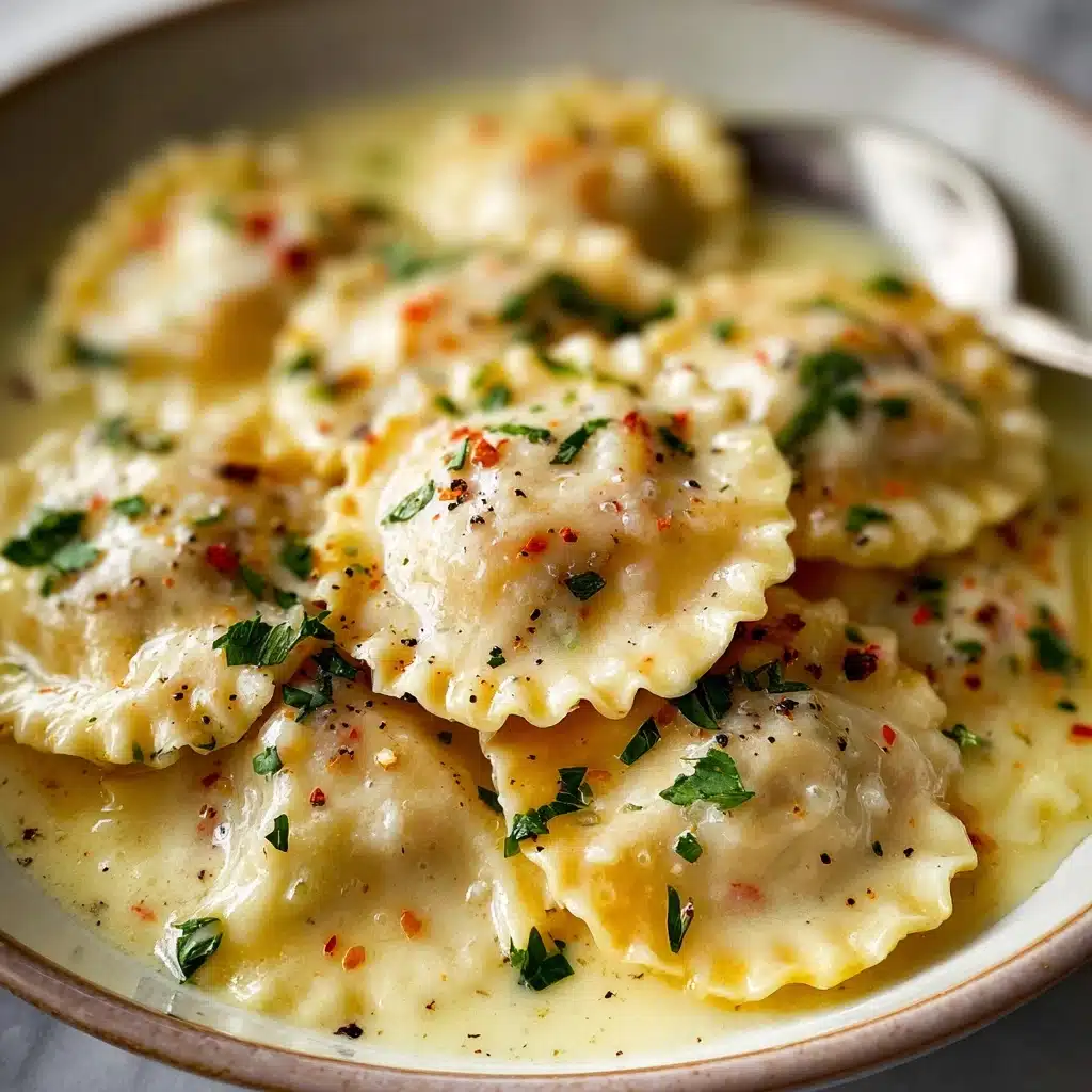 Lobster Ravioli in Lemon Butter Sauce Recipe - Recipe Image