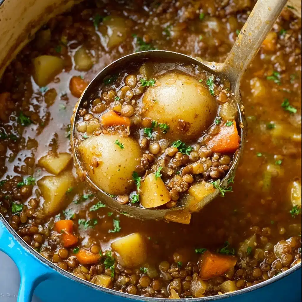 Easy Lentil Potato Soup Recipe - Recipe Image