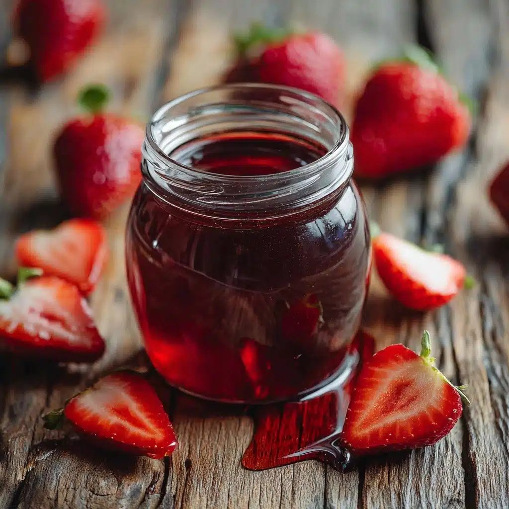 Homemade Strawberry Coffee Syrup Recipe - Recipe Image