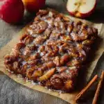 Once dough is proofed, line a 9x13 glass baking dish with parchment paper Recipe