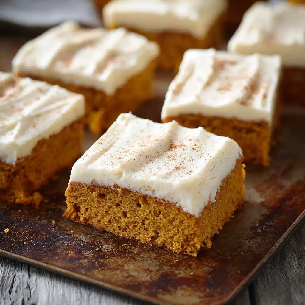 Sheet Pan Libby's Pumpkin Bars Recipe - Recipe Image