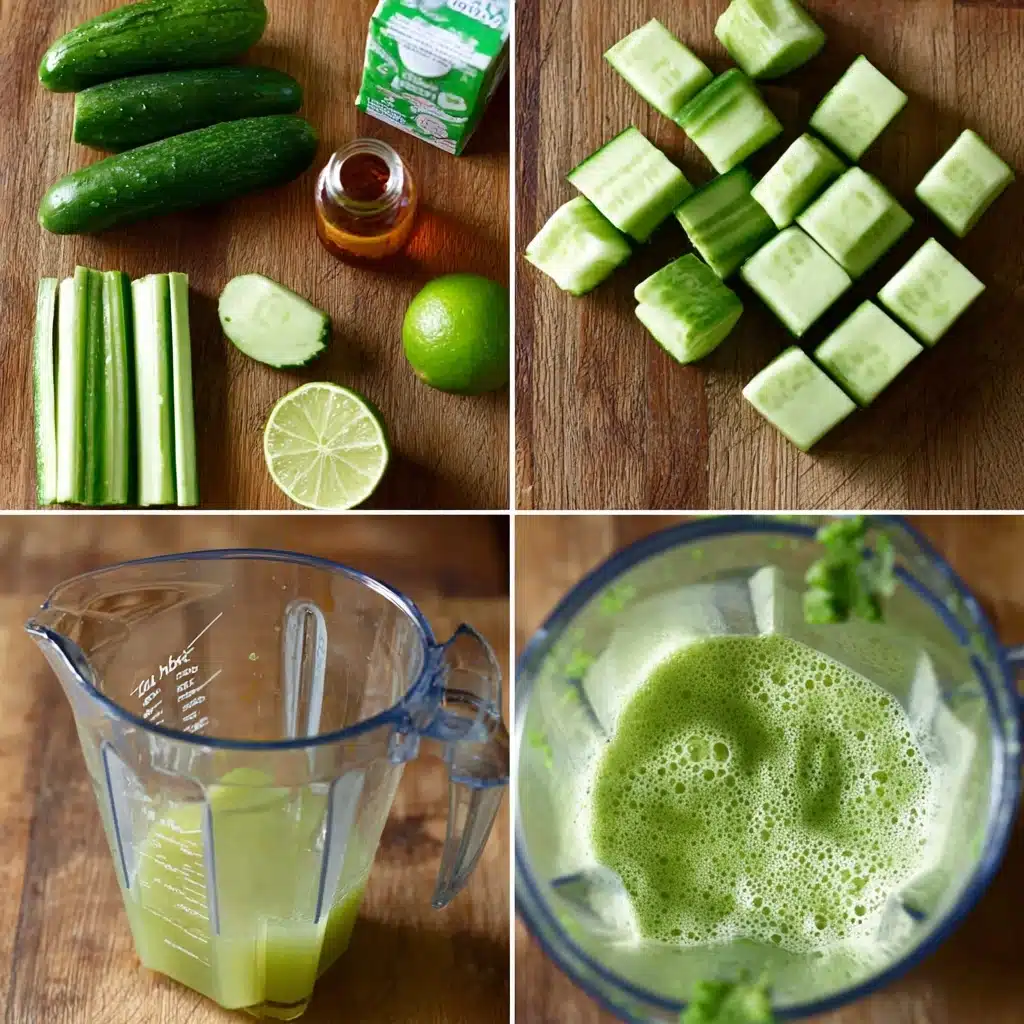 Cucumber-Lime Agua Fresca with Coconut Water Recipe - Recipe Image