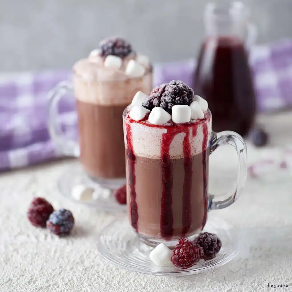 Blackberry Hot Chocolate Recipe - Recipe Image
