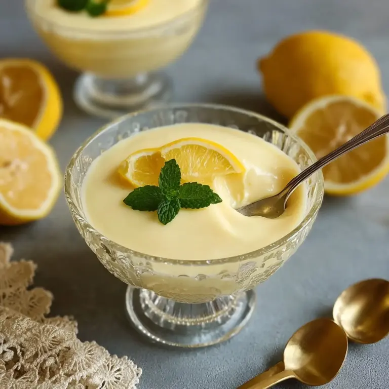 English Lemon Posset Recipe