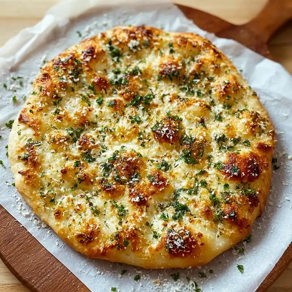 Garlic Parmesan Focaccia Bread : Savory & Easy Recipe - Recipe Image