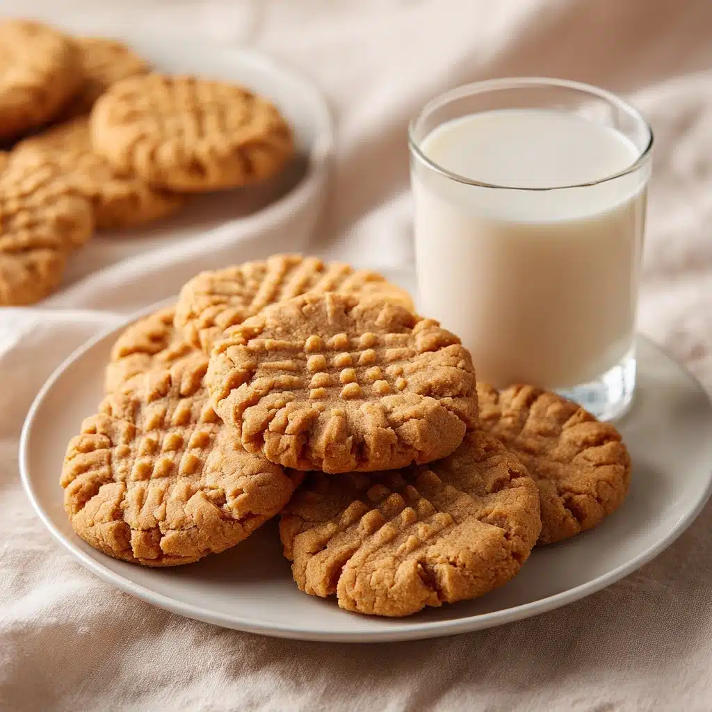 Chewy Peanut Butter Cookies Recipe - Recipe Image