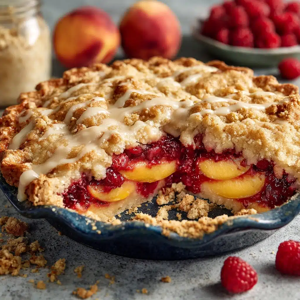 Raspberry Peach Pie Recipe - Recipe Image
