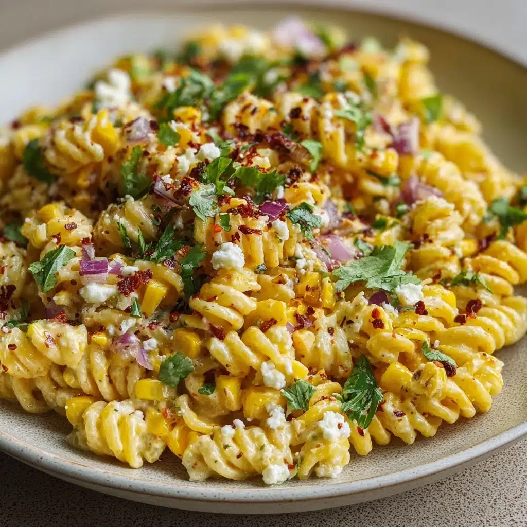 Easy Mexican Street Corn Pasta Salad With Few Ingredients Recipe - Recipe Image