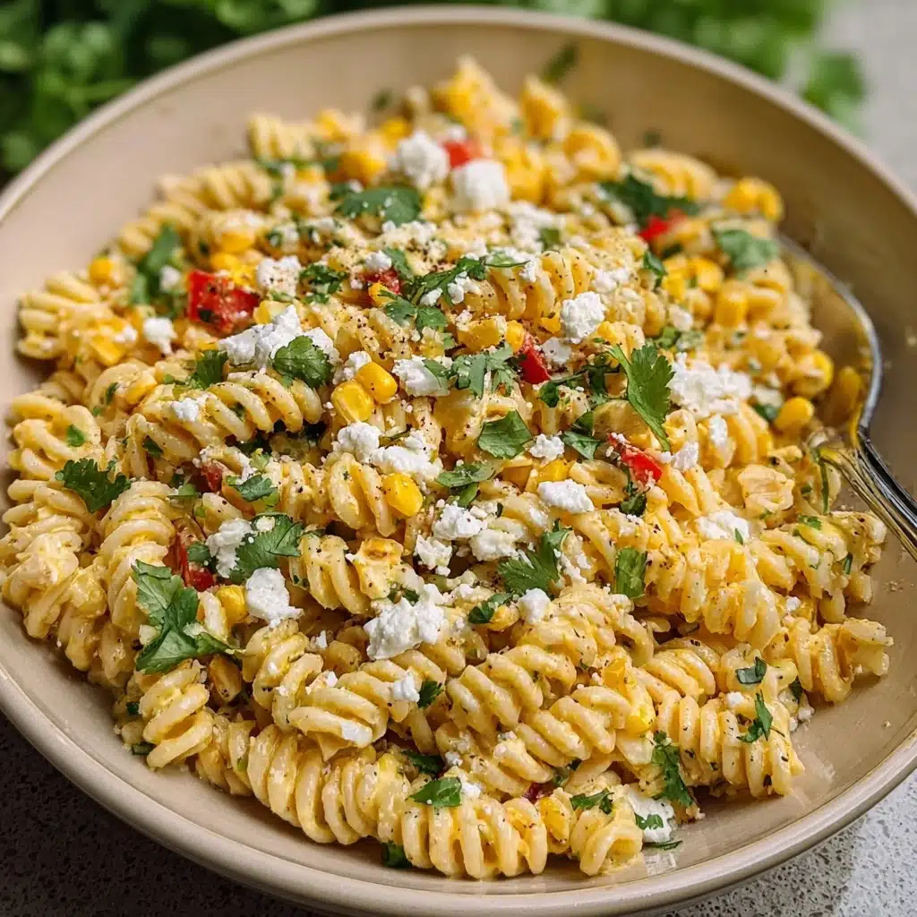 Easy Mexican Street Corn Pasta Salad With Few Ingredients Recipe - Recipe Image