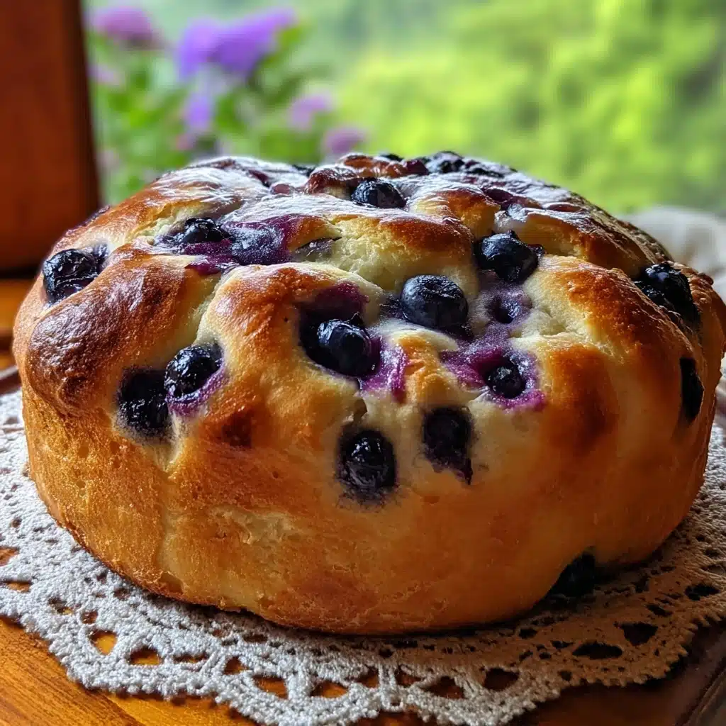 Blueberry Fluffy Cottage Cheese Cloud Bread Recipe - Recipe Image