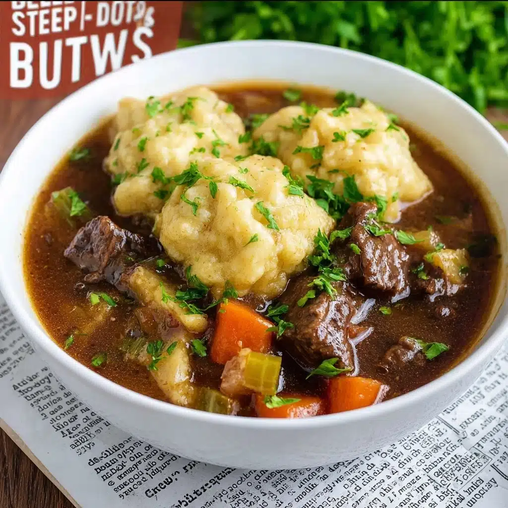 Beef Stew and Dumplings Recipe - Recipe Image