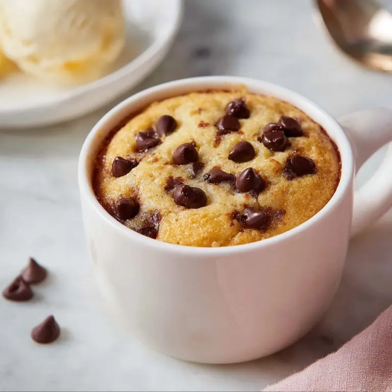 Cookie in a Mug Recipe