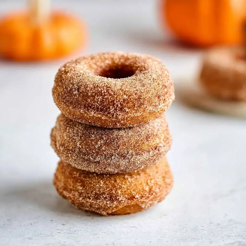 Pumpkin Spice Baked Donuts Recipe - Recipe Image