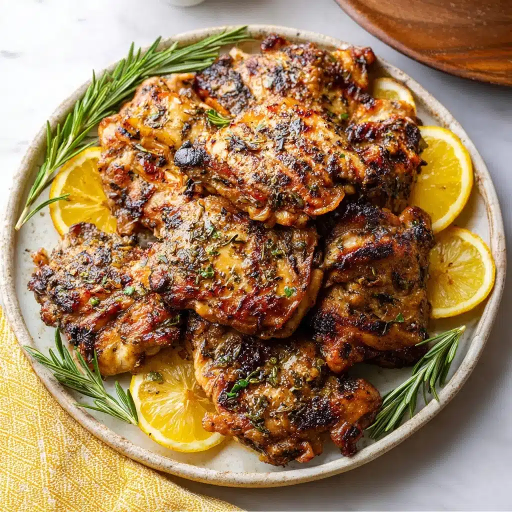 Lemon & Garlic Greek Marinated Chicken Recipe - Recipe Image