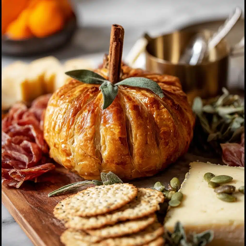 Baked Brie Pumpkin with Spiced Maple Pumpkin Butter Recipe