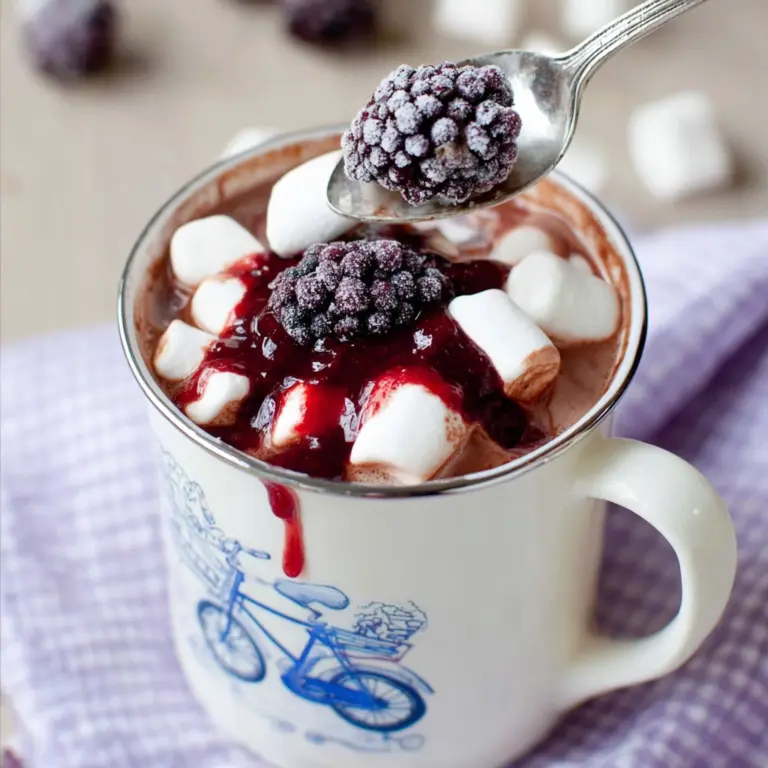 Blackberry Hot Chocolate Recipe