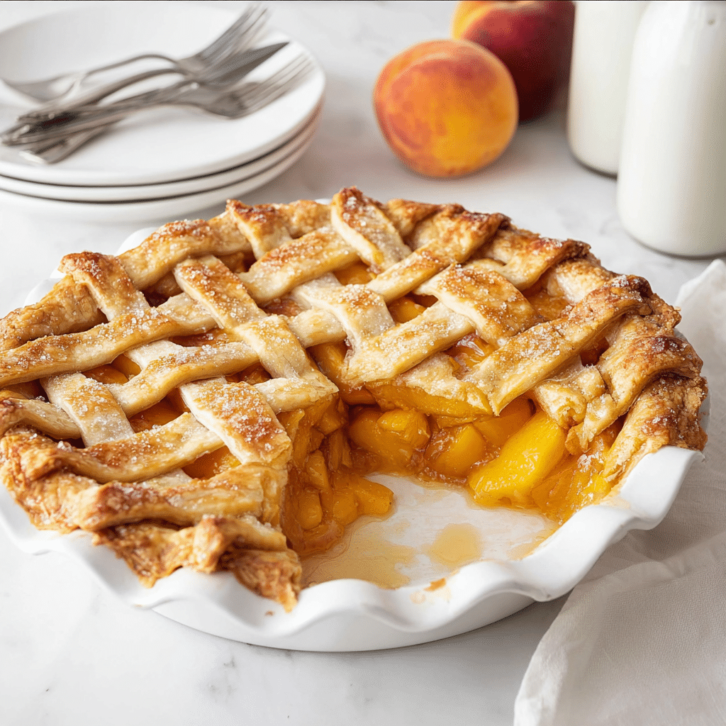 Fresh Peach Pie Recipe