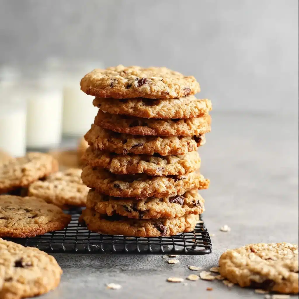 Vegan Peanut Butter Oatmeal Chocolate Chip Cookies Recipe