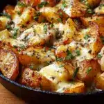 Crockpot Garlic Parmesan Chicken and Potatoes Skillet Recipe